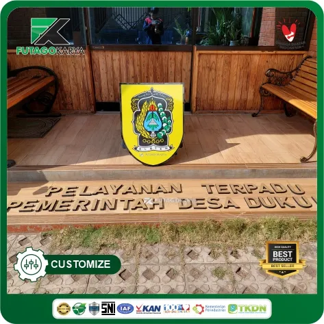 LATTERING TULISAN AKRILIK PEMERINTAH DESA DUKUH 2