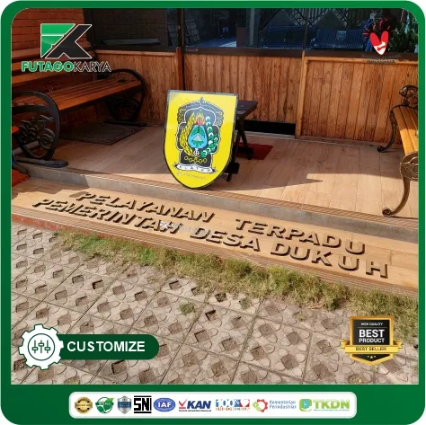 LATTERING TULISAN AKRILIK PEMERINTAH DESA DUKUH