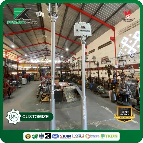 Papan Nama Cor Aluminium Casting Pekojan