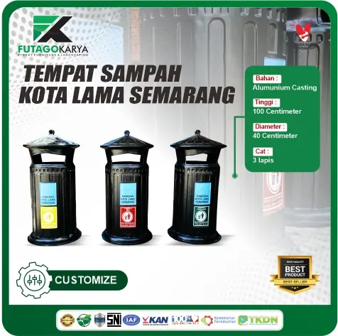 Tempat Sampah Kota Lama Semarang