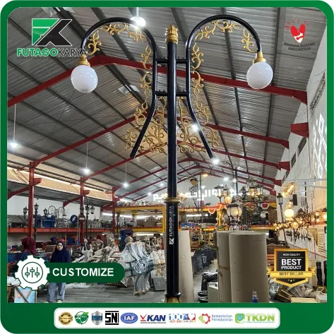 Tiang Lampu Riau Tipe 1