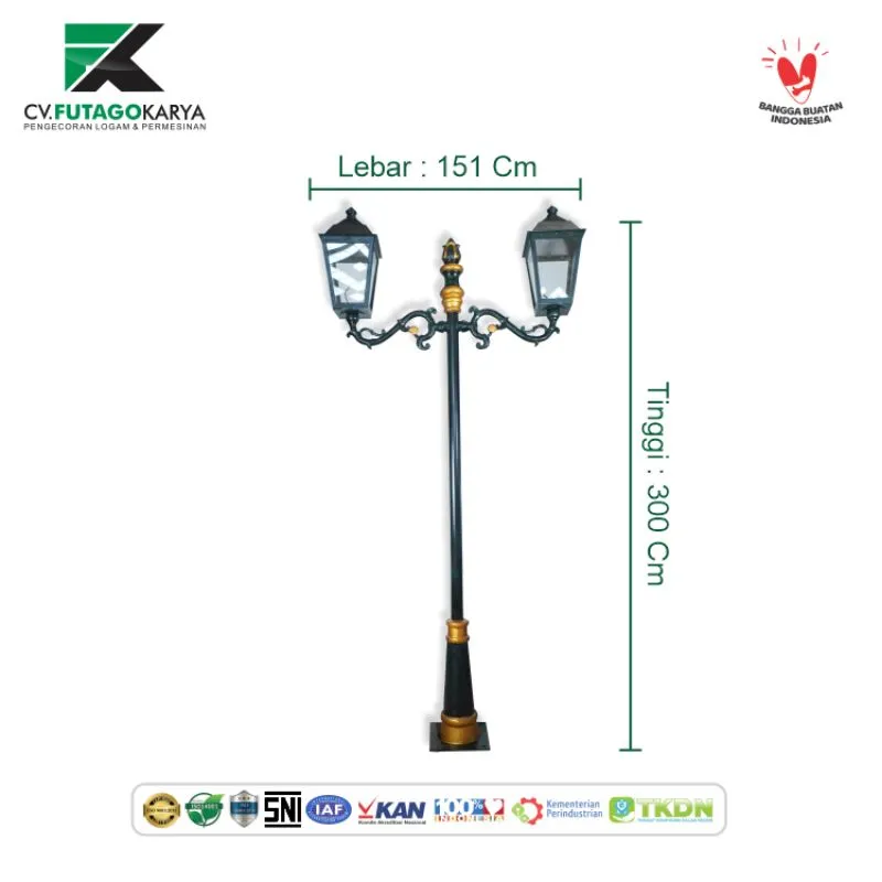 Tiang Lampu Prague Cabang 2 (1)