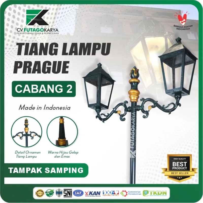 Tiang Lampu Prague Cabang 2