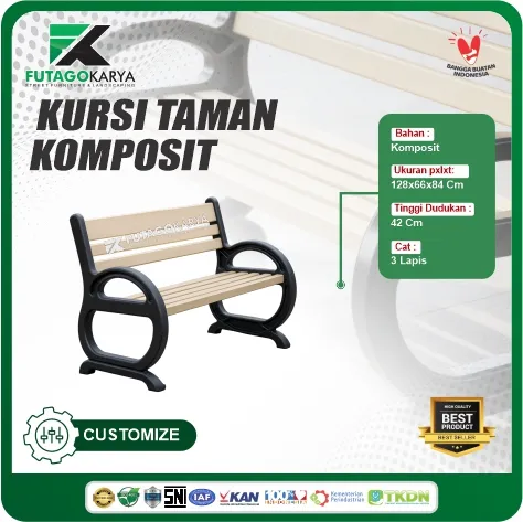 Kursi Taman Komposit