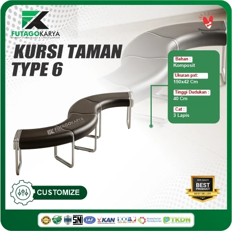 Kursi taman type 6