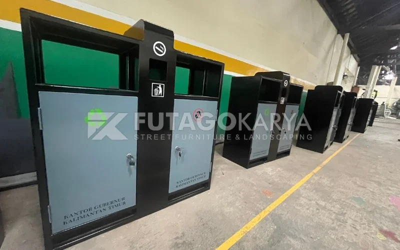 Tempat Sampah Besi Perkantoran