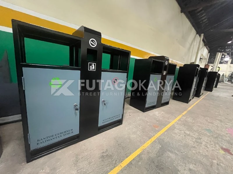 Tempat Sampah Besi Perkantoran