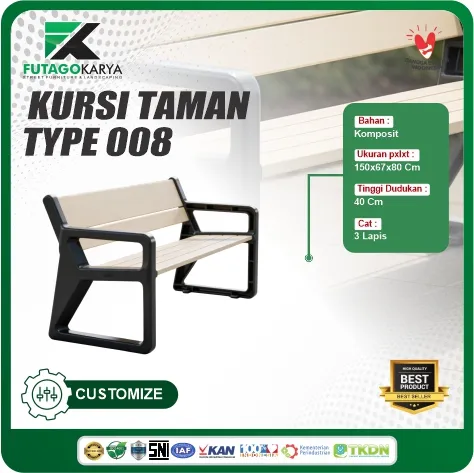 kursi komposit type 8