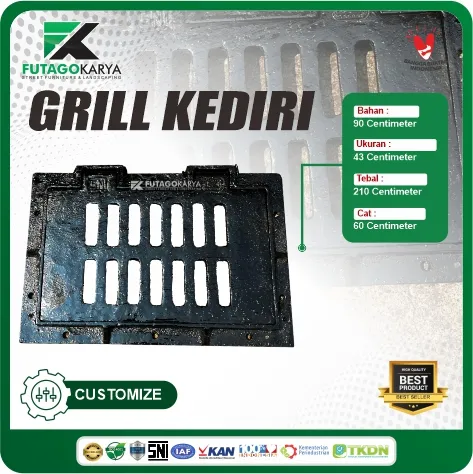 grill kediri 50x30 bahan heavy duty