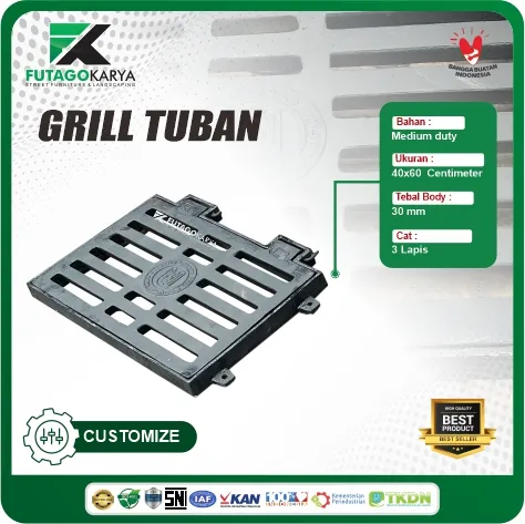 Grill tuban 40x60