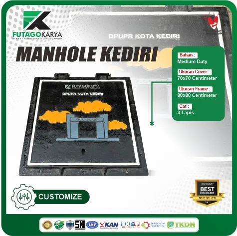 Manhole kediri drainase perkotaan