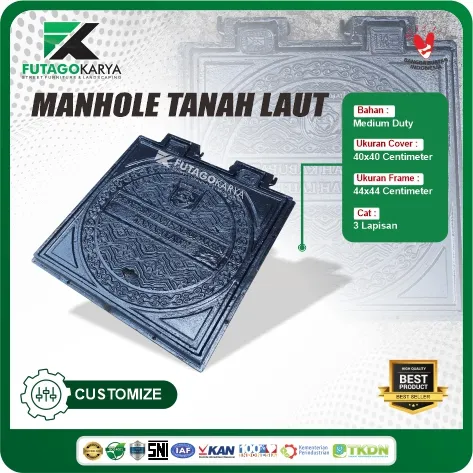 Manhole tanah laut