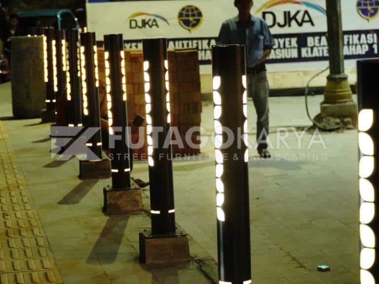 Proyek Bollard Lampu Stasiun Klaten
