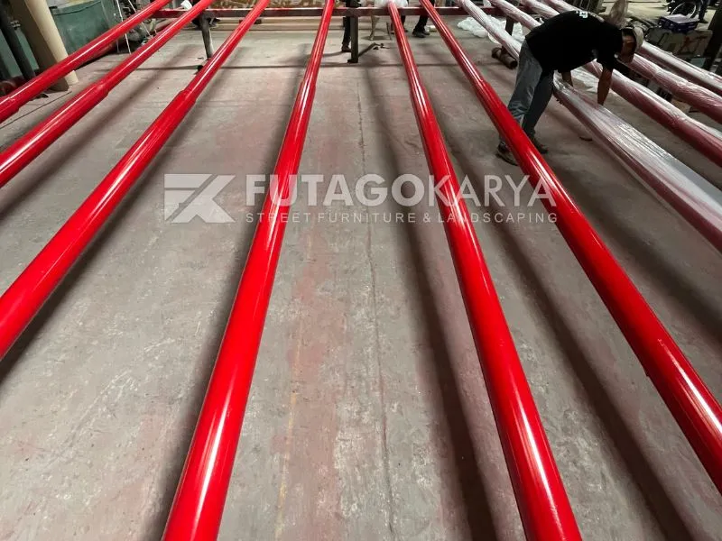 Komponen Utama dalam Spesifikasi Tiang Lampu Jalan PJU