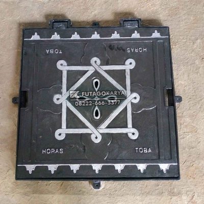 Hadirnya Manhole Cover Horas Toba Perlihatkan Estetika Trotoar 2021 Futago Karya