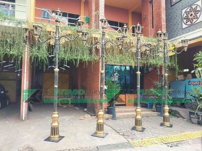 Jual Tiang Lampu Taman unik