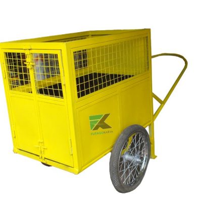 Jual gerobak sampah besi cor