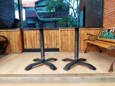 Kaki Meja Besi Kotak (4) Kaki Meja Besi Kotak