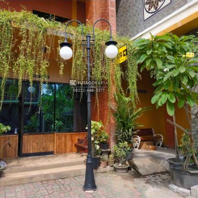 Pabrikasi Tiang Lampu Taman Antik