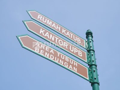 Plang Jalan Penunjuk Arah