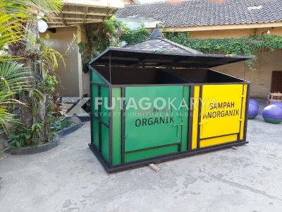Tempat Sampah Besar Besi