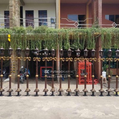 Tiang Lampu Hias Kesan Antik