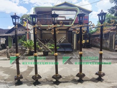 Tiang Lampu Jalan Makassar besi