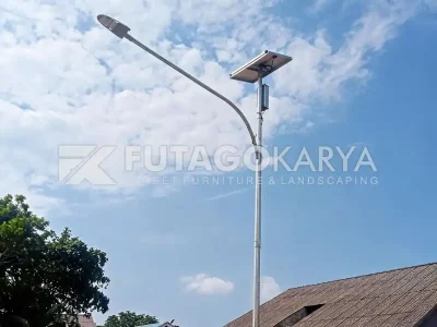 Tiang Lampu Oktagonal