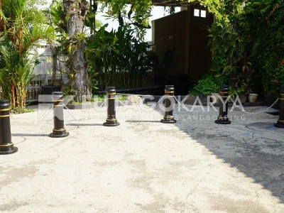 bollard jalan cor besi