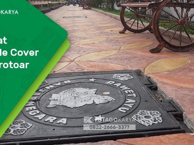 manfaat manhole cover pada trotoar