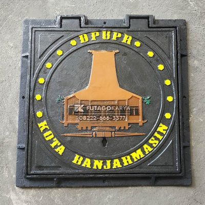 Manhole Cover Banjarmasin Besi Cor