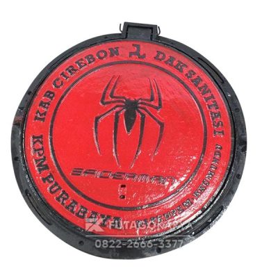 Manhole Cover Sanimas IPAL Komunal Unik