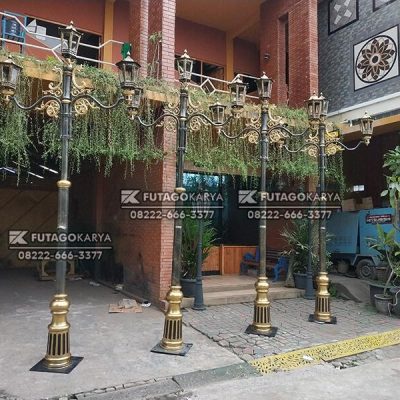tiang lampu pju tarakan